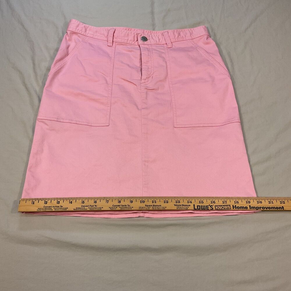 Ralph Lauren Pink Cotton Stretch Skirt Women’s Size 6 Preppy Casual Resort Golf - Picture 11 of 13